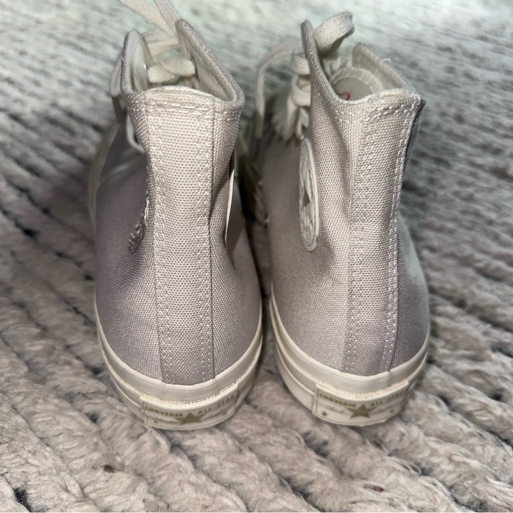 Converse ‘Festival Smoothie’ High-Top Sneakers with White Rubber Sole size 9 - Picture 5 of 10